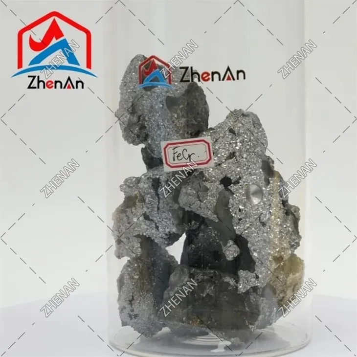 Ferrochrome 60 Dimensiune scăzută a carbonului 10-50 mm